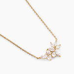 Collier Waouh Plaqu&eacute; Or Jaune Oxyde De Zirconium - Colliers Femme | Histoire d&rsquo;Or