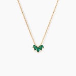 Collier Amazonia Plaqu&eacute; Or Jaune Oxyde De Zirconium - Colliers Femme | Histoire d&rsquo;Or