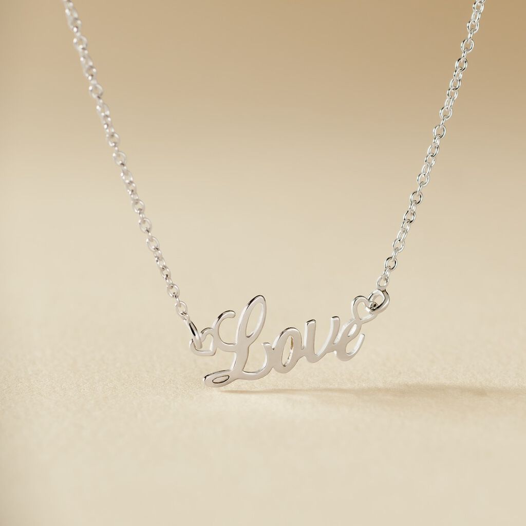 Collier Yuki Argent Blanc - Colliers fantaisie Femme | Histoire d’Or