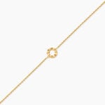 Bracelet Eclats Solaires Argent Dor&eacute; A L'Or 750/1000 - Bijoux sans pierre Femme | Histoire d&rsquo;Or