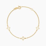 Bracelet Kalia Argent Dor&eacute; A L'Or 750/1000 - Bijoux sans pierre Femme | Histoire d&rsquo;Or