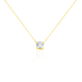 Collier Collection Victoria Or Jaune Diamant Synthetique - Bijoux Femme | Histoire d’Or