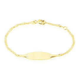 Bracelet Identite Bebe Or Jaune Ericka - Bracelets Communion Enfant | Histoire d’Or