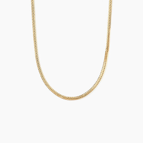 Collier Or Jaune Izel Maille Anglaise - Chaines Femme | Histoire d&rsquo;Or