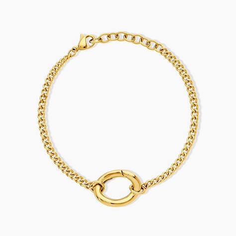 Bracelet Calic&eacute;a Acier Jaune - Bijoux sans pierre Femme | Histoire d&rsquo;Or