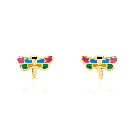 Boucles D'oreilles Puces Liberius Or Jaune - Clous d'oreilles Enfant | Histoire d’Or