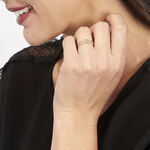 Bague Romane Or Jaune Diamant - Bagues avec pierre Femme | Histoire d&rsquo;Or