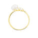 Bague Norah Or Jaune Perle De Culture Et Oxyde De Zirconium
