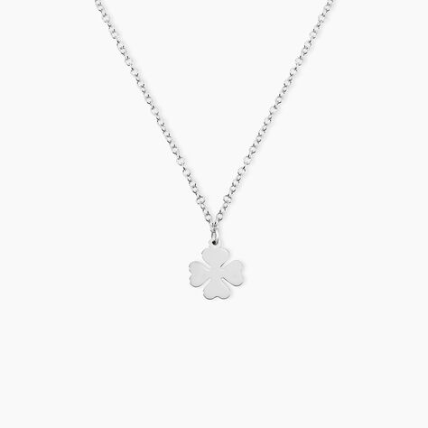 Collier Naomie Argent Blanc - Colliers fantaisie Femme | Histoire d&rsquo;Or