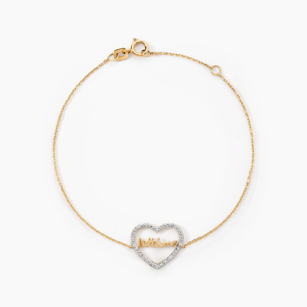 Bracelet Marzena Or Jaune Diamant - Bracelets Femme | Histoire d&rsquo;Or
