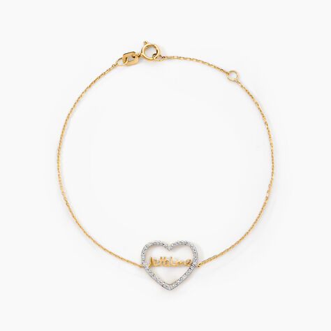 Bracelet Marzena Or Jaune Diamant - Bracelets Femme | Histoire d&rsquo;Or