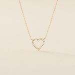 Collier Or Jaune Ansel Oxyde De Zirconium - F&ecirc;te des m&egrave;res Femme | Histoire d&rsquo;Or