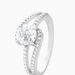 Bague Solitaire Maggy Argent Blanc Oxyde De Zirconium - Bagues solitaires Femme | Histoire d&rsquo;Or