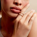 Bague Jennyfera Plaqu&eacute; Or Jaune - Bagues fantaisie Femme | Histoire d&rsquo;Or