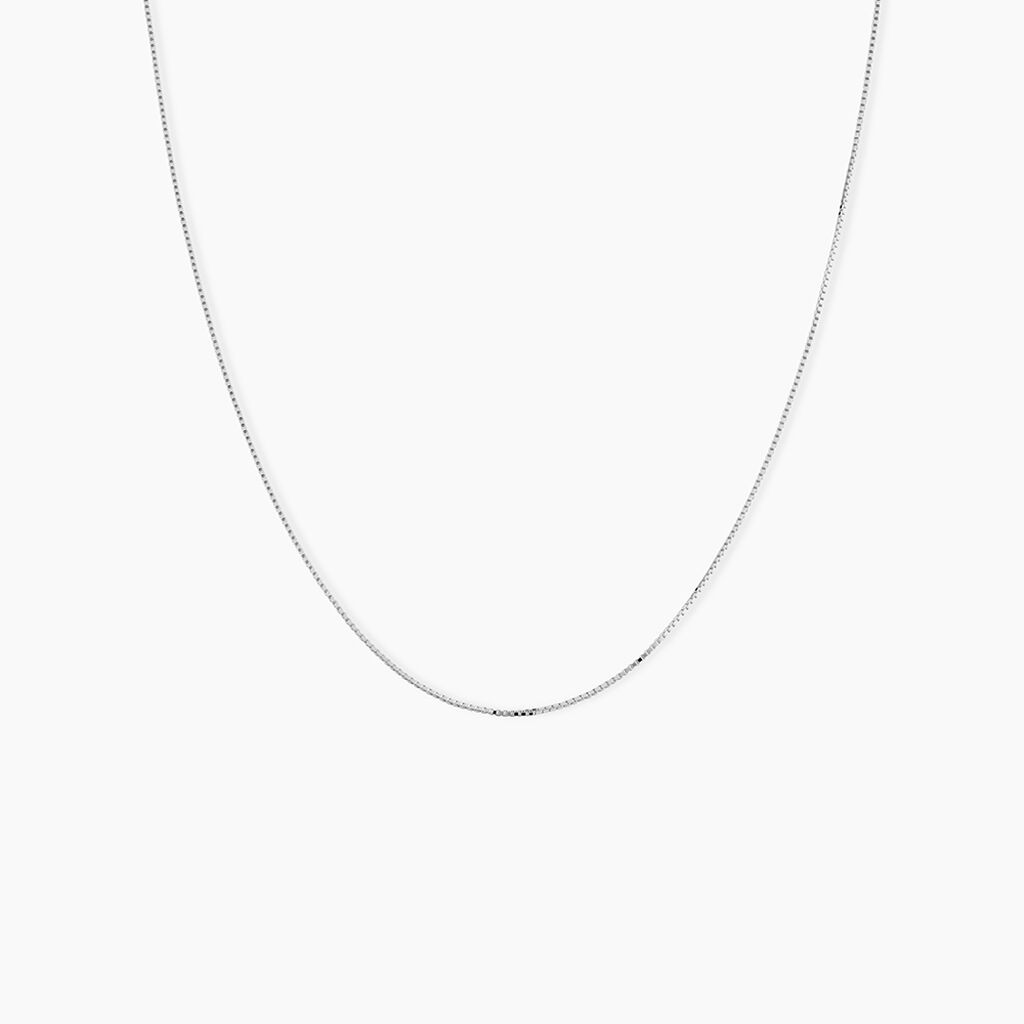 Cha&icirc;ne Igor Maille Venitienne Or Blanc - Cha??nes pour pendentifs Femme | Histoire d&rsquo;Or