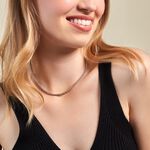 Chaine Nahila Argent Blanc - Chaines Femme | Histoire d&rsquo;Or