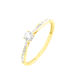 Bague Solitaire Laetitia Or Jaune Diamant - Bagues solitaires Femme | Histoire d’Or
