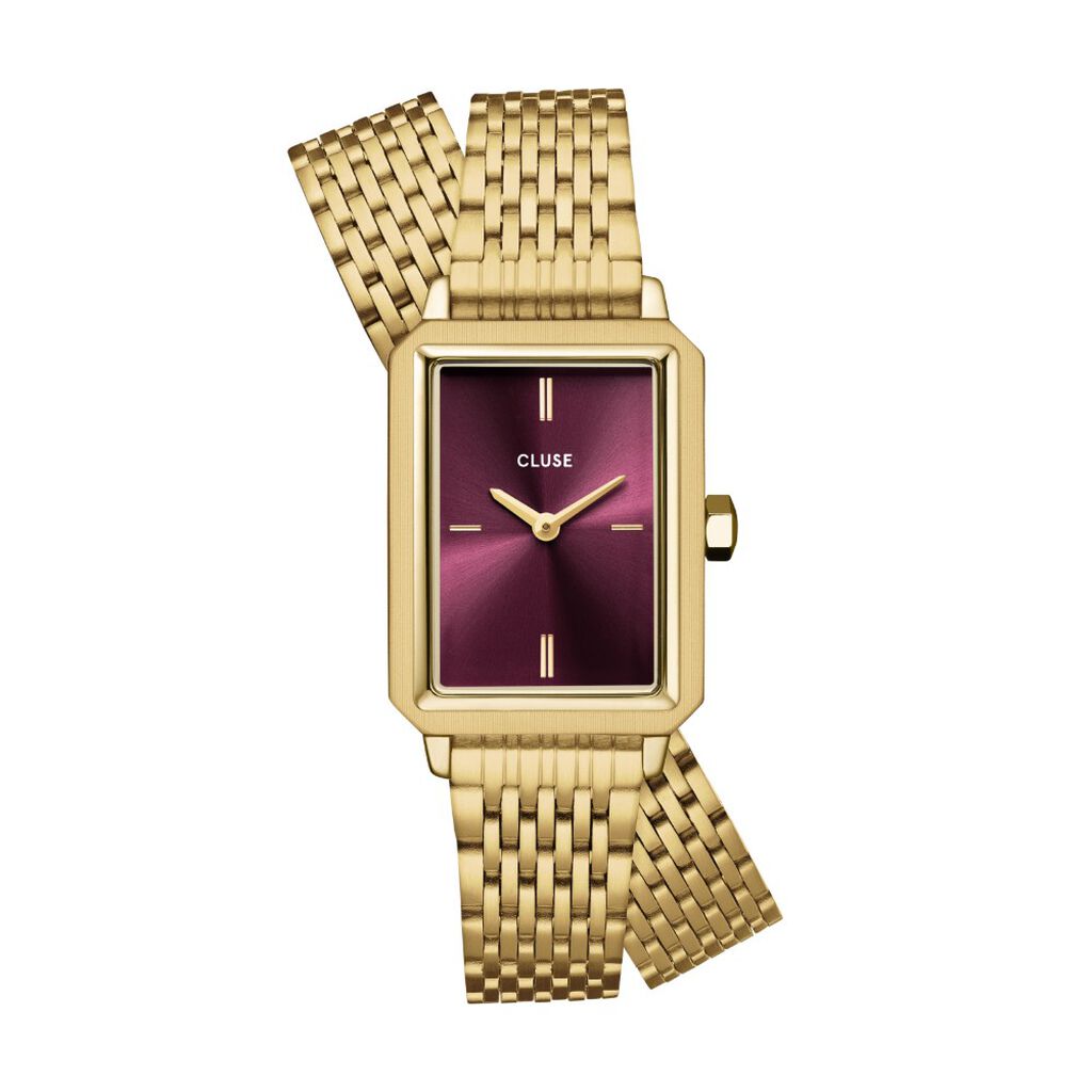 Montre Cluse Fluette Bordeaux - Nouveautés Femme | Histoire d’Or