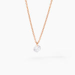 Collier Constantin Argent Rose Oxyde De Zirconium - Colliers fantaisie Femme | Histoire d&rsquo;Or