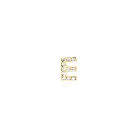 Boucle D'oreille Puce Unitaire Jodoca Or Jaune Oxyde De Zirconium - Clous d'oreilles Femme | Histoire d’Or
