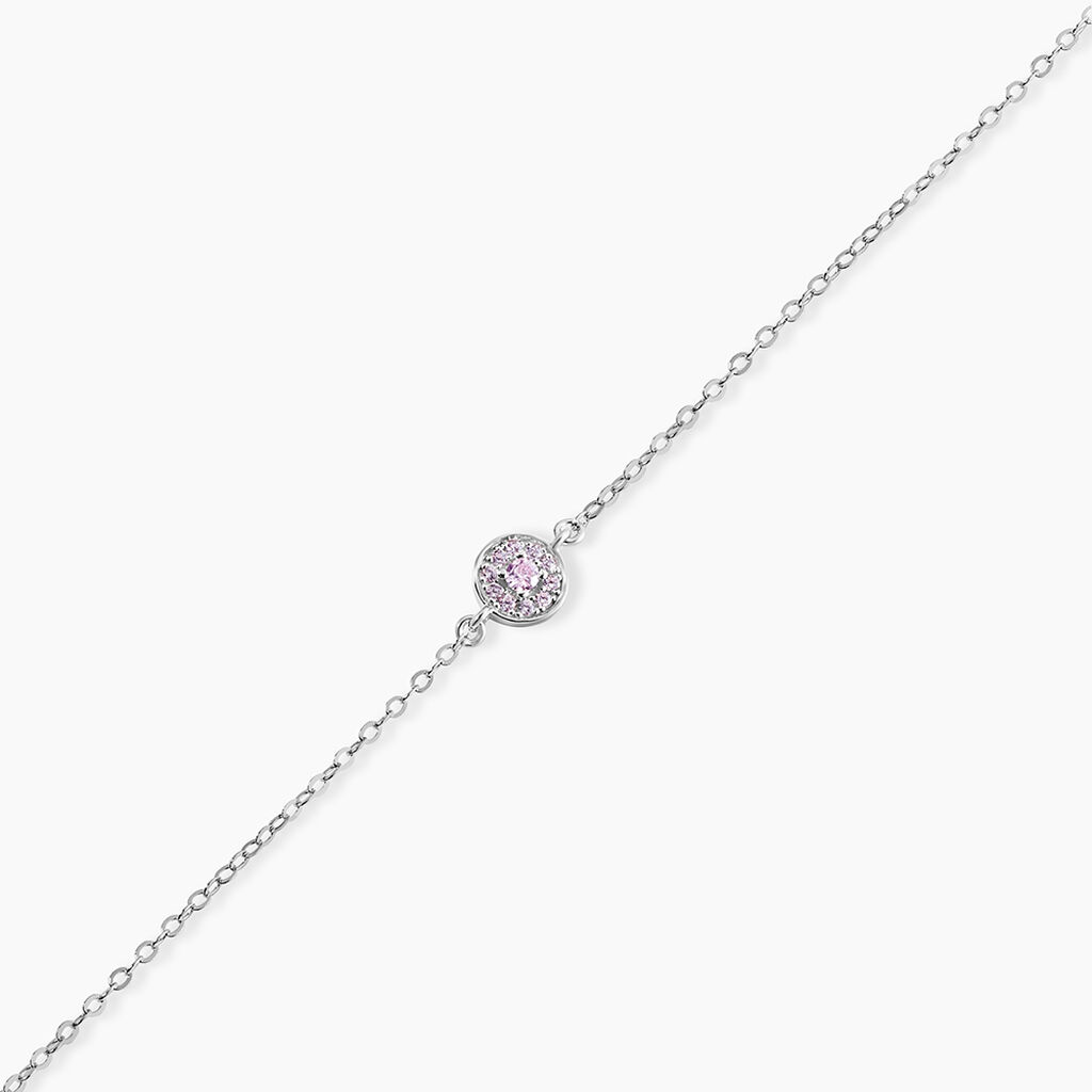 Bracelet Auxana Argent Blanc Oxyde De Zirconium - Bracelets Femme | Histoire d’Or
