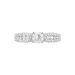 Bague Solitaire Stockholm Or Blanc Diamant - Bagues solitaires Femme | Histoire d’Or