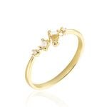 Bague Joy Or Jaune Diamant - Bagues avec pierre Femme | Histoire d&rsquo;Or