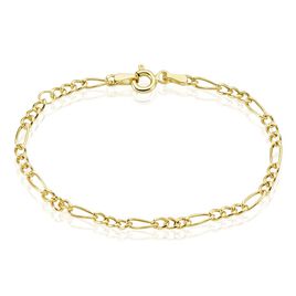 Bracelet Esra Maille Alternee 1/3 Or Jaune - Bracelets Communion Enfant | Histoire d’Or