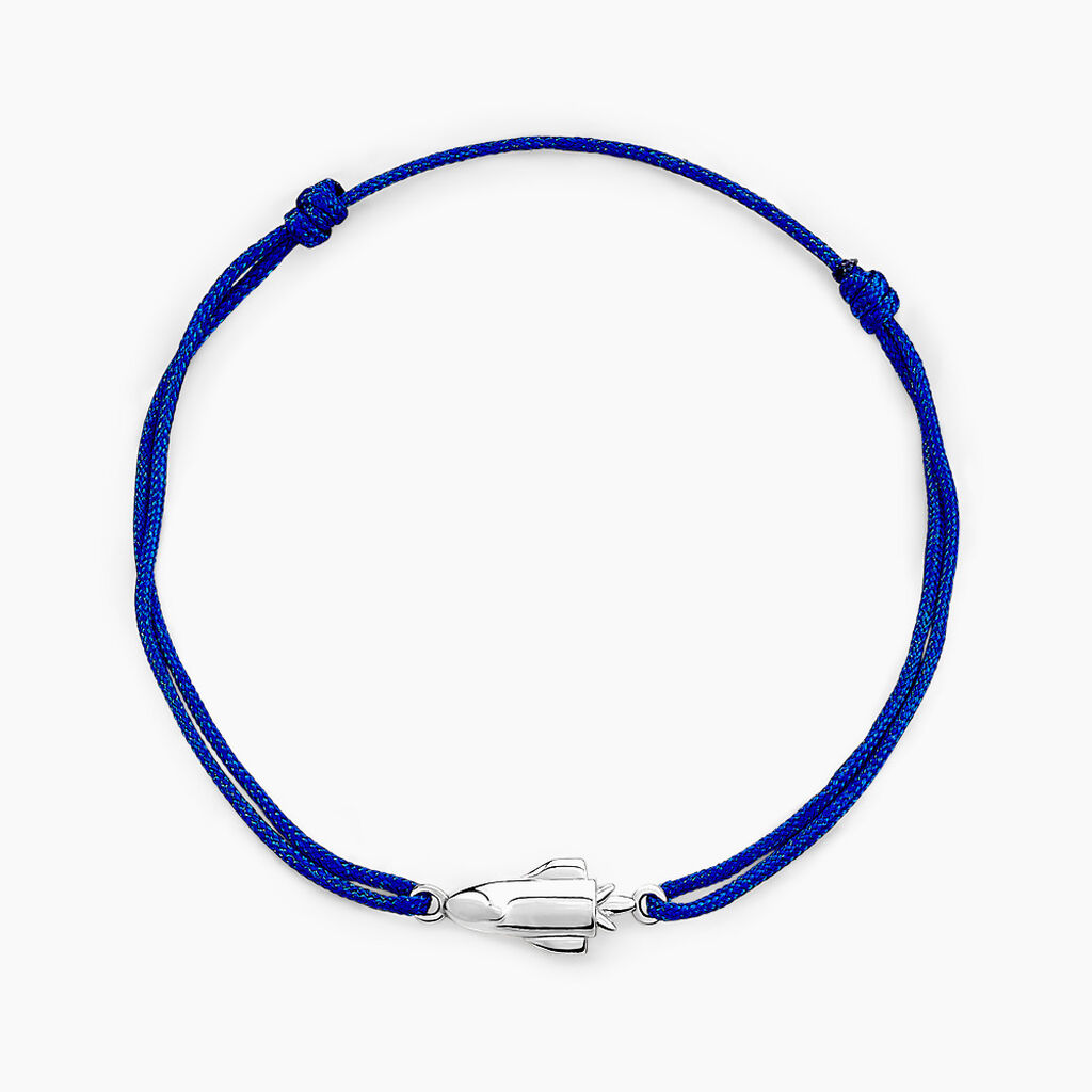 Bracelet Raven Argent Blanc - Bracelets cordon Femme | Histoire d’Or