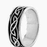 Bague Viking Argent Blanc - Bagues Homme | Histoire d&rsquo;Or