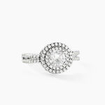 Bague Marie-felix Argent Blanc Oxyde De Zirconium - Bagues solitaires Femme | Histoire d&rsquo;Or