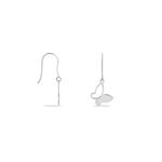 Boucles D'oreilles Pendantes Maria Argent Blanc - Boucles d'oreilles fantaisie Femme | Histoire d&rsquo;Or