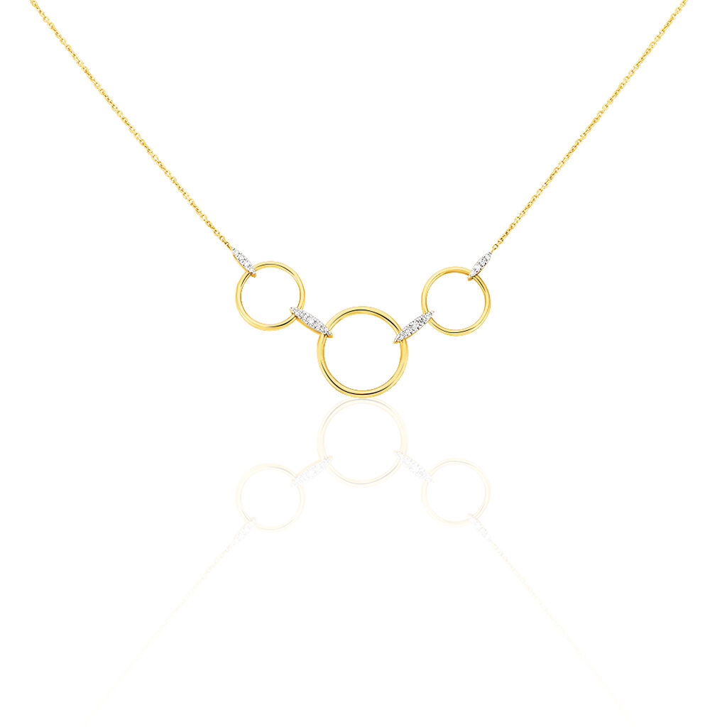 Collier Andrina Or Jaune Diamant - Colliers Femme | Histoire d&rsquo;Or