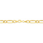 Bracelet Ophelio Maille Alternee 1/1 Or Jaune - Bracelets cha&icirc;ne Homme | Histoire d&rsquo;Or