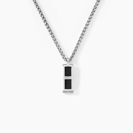 Collier Messy Acier Blanc - Colliers fantaisie Homme | Histoire d’Or