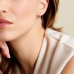 Cr&eacute;oles Ysee Argent Blanc Oxyde De Zirconium - Boucles d'oreilles cr&eacute;oles Femme | Histoire d&rsquo;Or