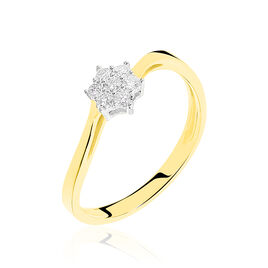 Bague Solitaire Cassiope Or Jaune Diamant - Bagues solitaires Femme | Histoire d’Or