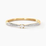 Bague Solitaire Hemera Or Jaune Diamant - Bagues solitaires Femme | Histoire d&rsquo;Or