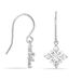 Boucles D'oreilles Pendantes Flocon Argent Blanc Oxyde De Zirconium - Boucles d'oreilles fantaisie Femme | Histoire d’Or