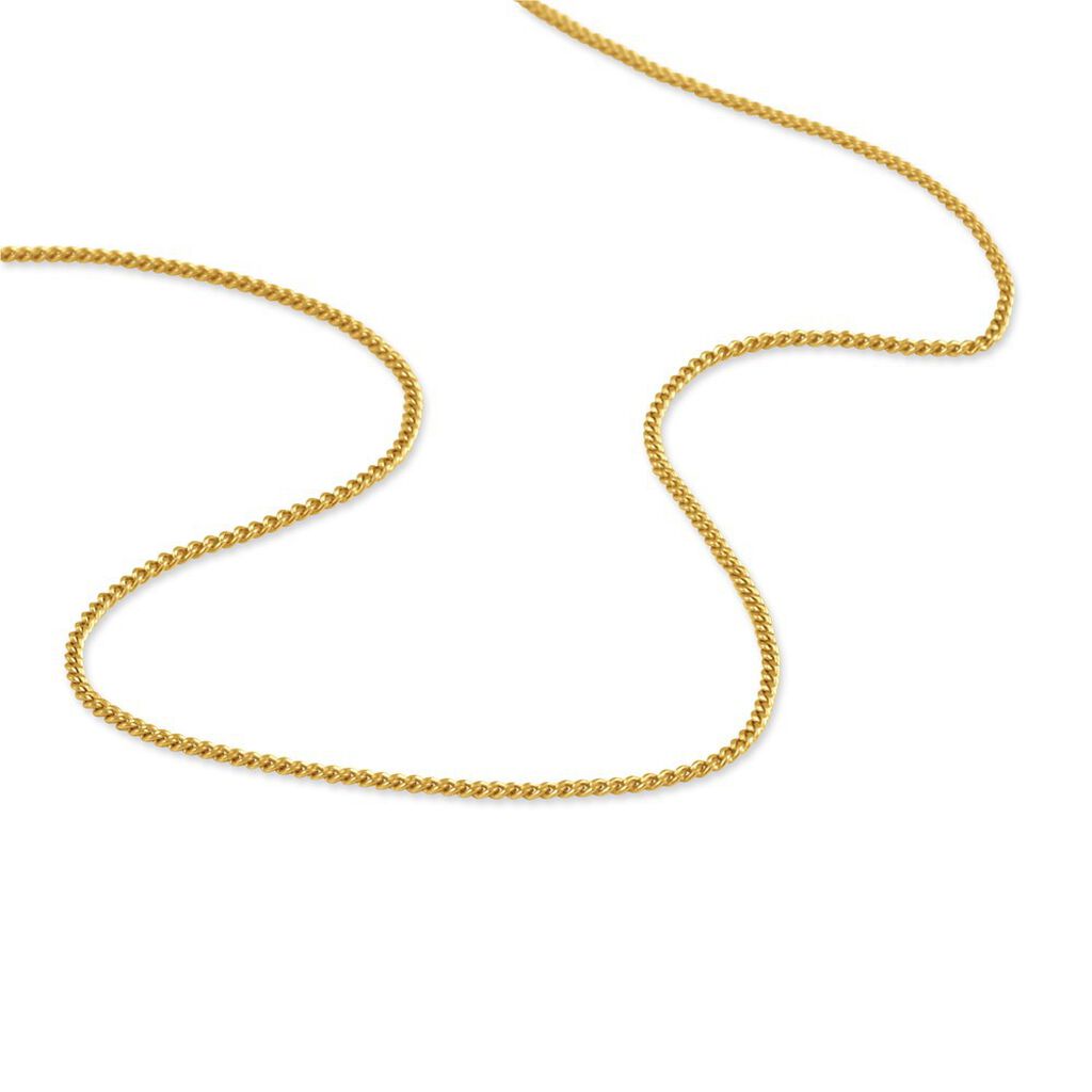 Cha&icirc;ne Iris Maille Gourmette Or Jaune - Chaines Femme | Histoire d&rsquo;Or
