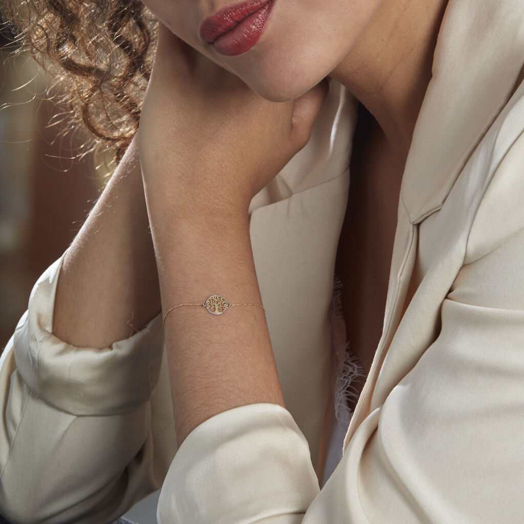 Bracelet Or Bicolore Solidage - Bracelets Femme | Histoire d’Or