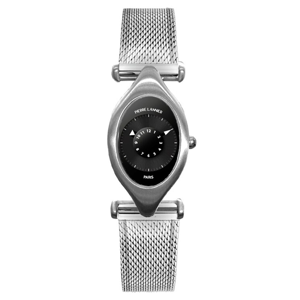 Montre Pierre Lannier Ovni Noir - F&ecirc;te des m&egrave;res Femme | Histoire d&rsquo;Or