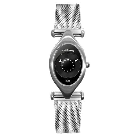 Montre Pierre Lannier Ovni Noir - Montres Femme | Histoire d&rsquo;Or