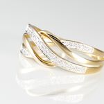 Bague Or Jaune Rodhia Diamants - Bagues avec pierre Femme | Histoire d&rsquo;Or