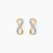 Boucles D'oreilles Puces Chacha Or Jaune Diamant - Clous d'oreilles Femme | Histoire d’Or