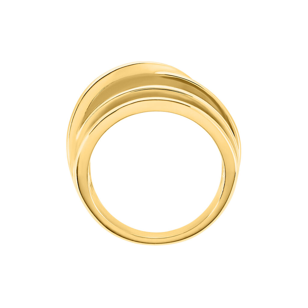 Bague Gold Aura Acier Jaune - Bagues fantaisie Femme | Histoire d’Or