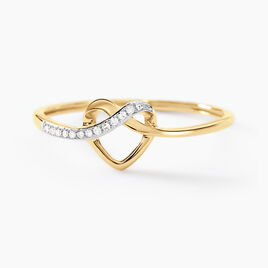 Bague Mona-lisa Or Jaune Diamants - Bagues avec pierre Femme | Histoire d’Or