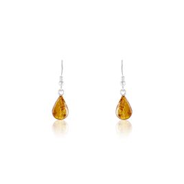 Boucles D'oreilles Pendantes Argent Blanc Mareme Ambre - Boucles d'oreilles fantaisie Femme | Histoire d’Or