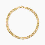 Bracelet Capucin Argent Dor&eacute; A L'Or 750/1000 - Bijoux sans pierre Femme | Histoire d&rsquo;Or