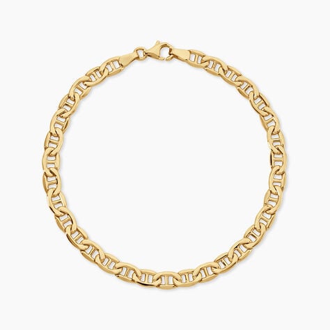Bracelet Capucin Argent Dor&eacute; A L'Or 750/1000 - Bijoux sans pierre Femme | Histoire d&rsquo;Or